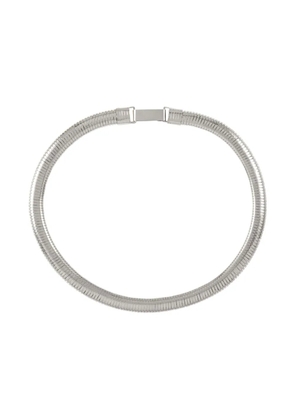 Susan Caplan Vintage 1980s Flex necklace - Silver