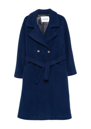 Ava Adore Berlin belted double-breasted coat - Blue