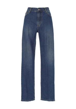 Giada Benincasa embroidered-detail jeans - Blue