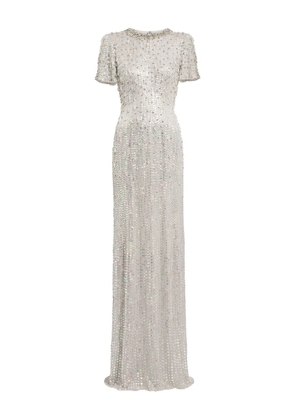 Jenny Packham Serenity sequin-embellishment gown - Neutrals