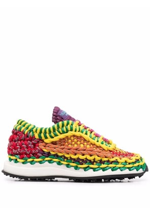 Valentino Garavani crochet low-top sneakers - Yellow