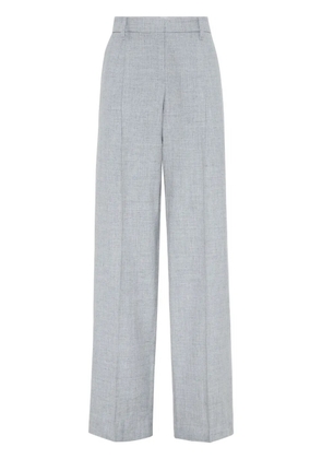 Brunello Cucinelli pleated wide-leg trousers - Grey