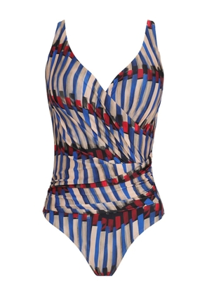 Lygia & Nanny striped printed swimsuit - Neutrals