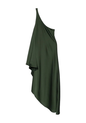Norma Kamali one-shoulder diagonal dress - Green