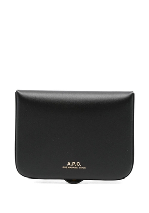 A.P.C. Josh calf leather wallet - Black
