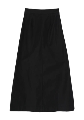 Plan C zip maxi skirt - Black