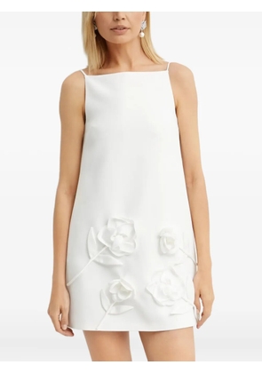 Self-Portrait floral mini dress - White