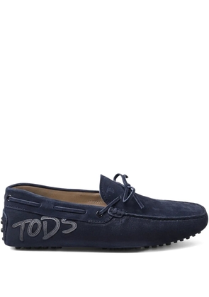 Tod's appliquéd Gommino loafers - Brown