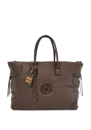 LE PANDORINE large Alex tote bag - Brown