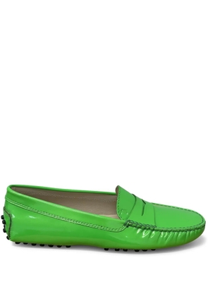 Tod's Gommini Moccasino Loafers - Green