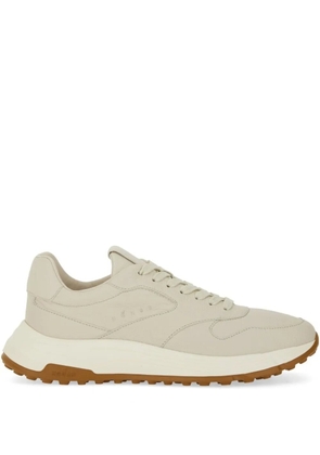 Hogan leather lace-up low-top sneakers - Neutrals