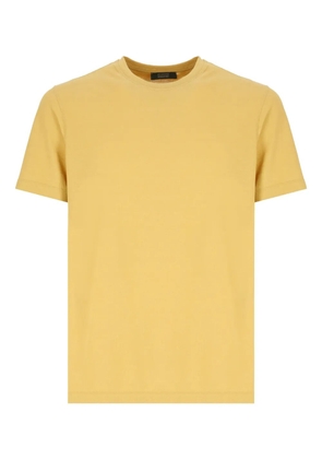 Zanone crew-neck short-sleeve T-shirt - Yellow