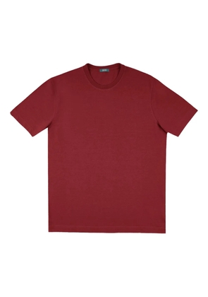 Zanone cotton T-shirt - Red