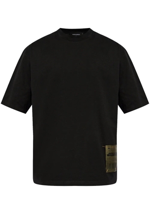 DSQUARED2 logo-appliqué T-shirt - Black