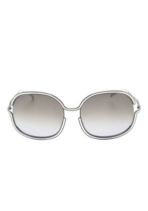 Christian Roth oval-frame sunglasses - Silver