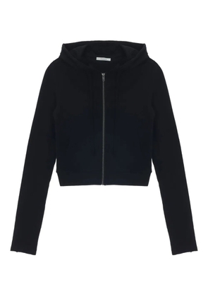 ENTIRE STUDIOS zip-up lightweight hoodie - Black