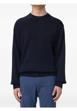 Manuel Ritz ribbed-knit crewneck sweater - Blue