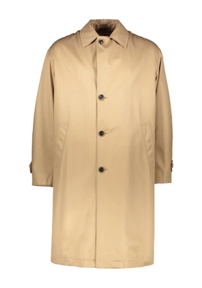 Herno classic-collar buttoned coat - Neutrals