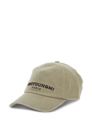 Wooyoungmi embossed logo cap - Neutrals