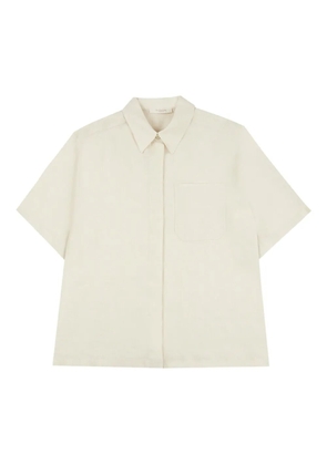 Glanshirt pocket linen shirt - Neutrals