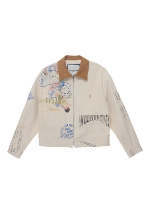 Wooyoungmi all-over printed jacket - Neutrals