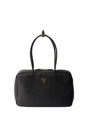 Prada large leather tote bag - Black