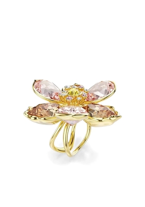 Swarovski Idyllia crystal embellishment ring - Gold