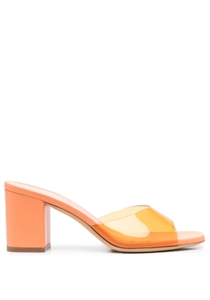 Paris Texas Anja 80mm single-strap sandals - Orange