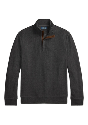 Polo Ralph Lauren herringbone half-zip sweatshirt - Grey