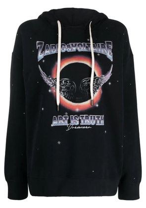 Zadig&Voltaire Elisio logo-print hoodie - Black