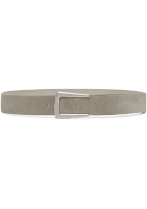 Brunello Cucinelli thin suede belt - Neutrals