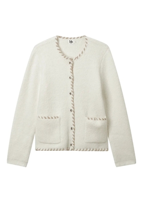 b+ab round-neck cardigan - White