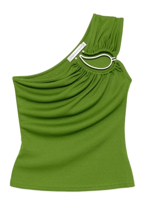 Christopher Esber paisley asymmetric tank top - Green