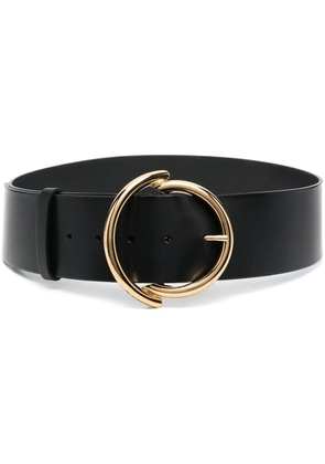 ETRO round-buckle leather belt - Black