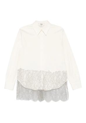 FENDI button-fastening shirt - Neutrals