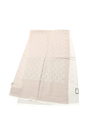 Gucci Pre-Owned 2020s GG pattern scarf - Neutrals