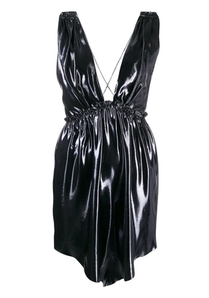 ISABEL MARANT metallic mini dress - Blue