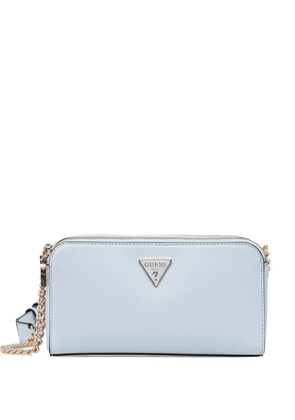 GUESS USA zip chain-detail crossbody bag - Blue