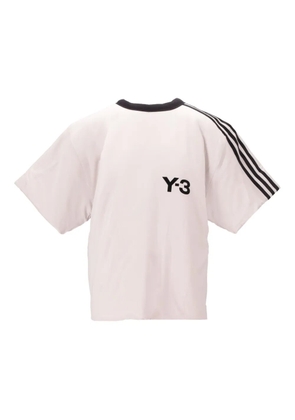 adidas Y-3 padded stripes t-shirt - White