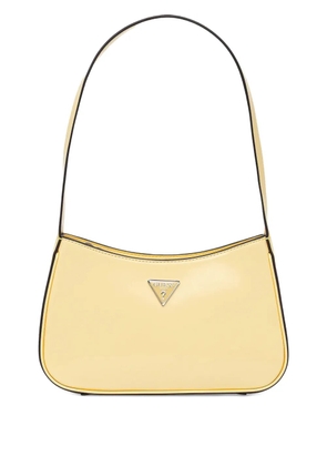 GUESS USA Arnela triangle-logo shoulder bag - Yellow