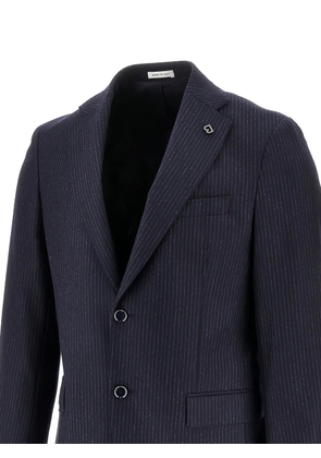 BRERAS MILANO pinstripe single-breasted suit - Blue