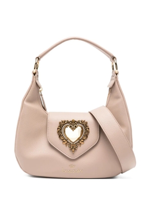 Braccialini heart appliqué shoulder bag - Neutrals