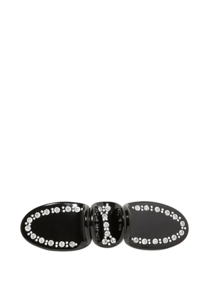 Jennifer Behr Gladys crystal barrette - Black
