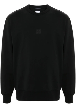 C.P. Company rubberised-logo sweatshirt - Black