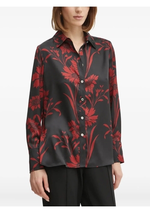 Marciano Molly floral-print shirt - Black