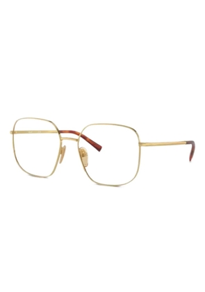 Prada Eyewear geometric-frame glasses - Gold