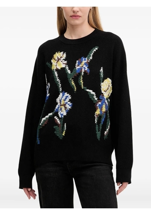 Desigual floral sweater - Black