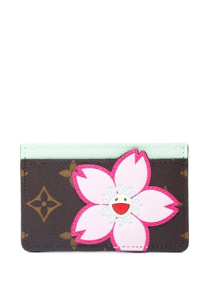 Louis Vuitton Pre-Owned x Takashi Murakami 2021-2025 Monogram canvas card case - Brown