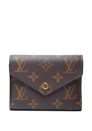 Louis Vuitton Pre-Owned 2021-2025 Victorine Monogram canvas wallet - Brown