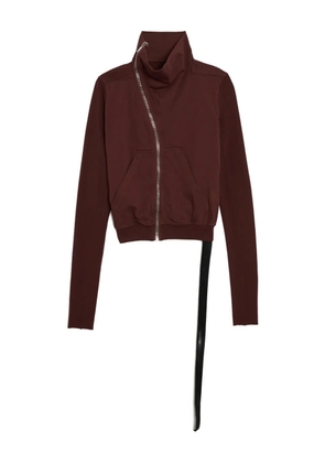 Rick Owens DRKSHDW zip-fastening sweatshirt - Brown
